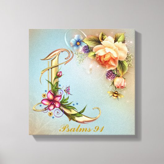 モノグラムLプレミアムキャンバスプリント（光沢） キャンバスプリント (正面)