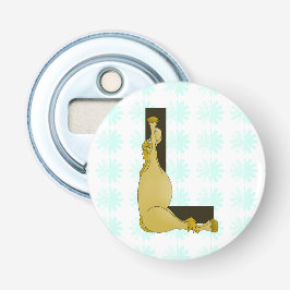 モノグラムLマンガポニーパーソナライズされた 栓抜き