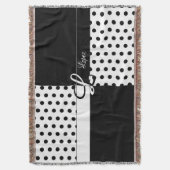 モノグラムL スローブランケット (正面縦)