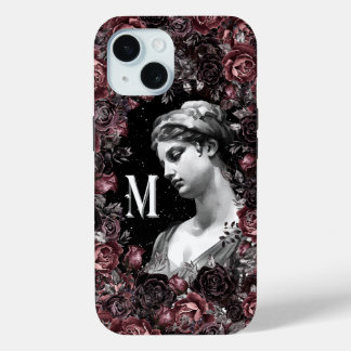 モノグラムMギリシャのローマ天女神アート iPhone 15ケース