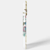 モノグラムMグラム金ゴールドストライプピンクアクアバラ Case-Mate iPhoneケース (裏面 / 右)