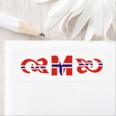 モノグラムMノルウェー語ラベル ラベル (インサイチュ)