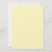 モノグラムM イエロー ダマスク 結婚式招待状 招待状 (裏面)