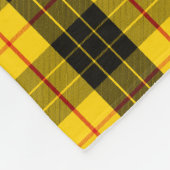 モノグラムMacLeodタータンチェック フリースブランケット (角)