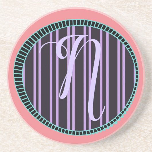 モノグラムNサンドストーンコースター コースター (正面)