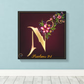 モノグラムNプレミアムキャンバスプリント（光沢） キャンバスプリント (インサイチュ (ウッドフロア))