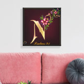 モノグラムNプレミアムキャンバスプリント（光沢） キャンバスプリント (インサイチュ (リビング))