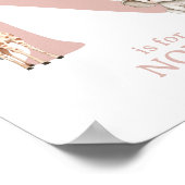 モノグラムNボホジャングルサファリアニマル子供部屋ウォール ポスター (角)