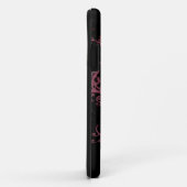 モノグラムN付き赤いパターン Case-Mate iPhoneケース (裏面/右)