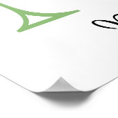 モノグラムN ラベンダー ユーカリの保育園 ポスター (角)