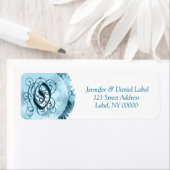 モノグラムO住所 シール割引 ラベル (インサイチュ)