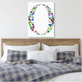 モノグラム'O' キャンバスプリント (インサイチュ (寝室))