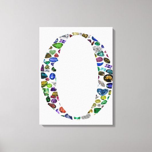 モノグラム'O' キャンバスプリント (正面)