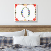 モノグラム'O' キャンバスプリント (インサイチュ (寝室))