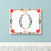 モノグラム'O' キャンバスプリント (インサイチュ (ウッドフロア))