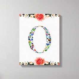 モノグラム'O' キャンバスプリント