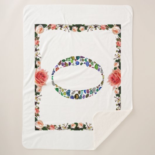 モノグラム'O' シェルパブランケット (正面)