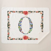 モノグラム'O' シェルパブランケット (正面(横))