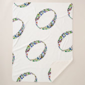 モノグラム'O' シェルパブランケット (正面)