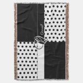 モノグラムO スローブランケット (正面縦)