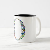 モノグラム'O' ツートーンマグカップ (正面右)