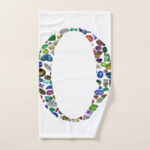 モノグラム'O' バスタオルセット (ハンドタオル)