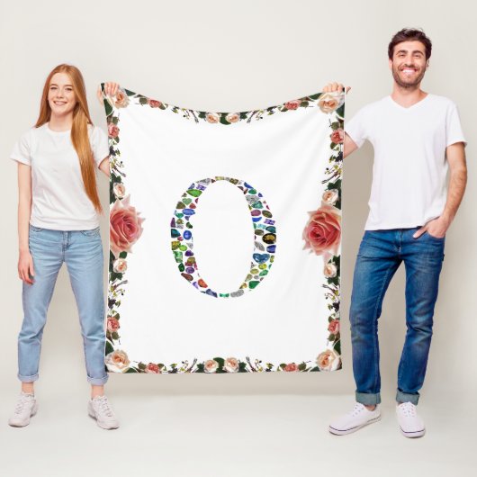 モノグラム'O' フリースブランケット (インサイチュ)