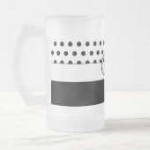 モノグラムO フロストグラスビールジョッキ (左)