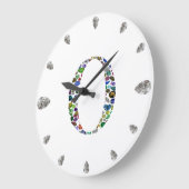 モノグラム'O' ラージ壁時計 (傾斜)