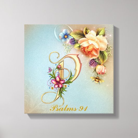 モノグラムPプレミアムキャンバスプリント（光沢） キャンバスプリント (正面)