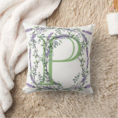 モノグラムPラベンダーユーカリ クッション (ブランケット)