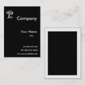 モノグラムP名刺 名刺 (正面/裏面)