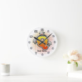 モノグラムQソックモンキークロック ラウンド壁時計 (ホーム)