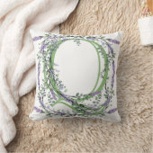 モノグラムQラベンダーユーカリ クッション (ブランケット)