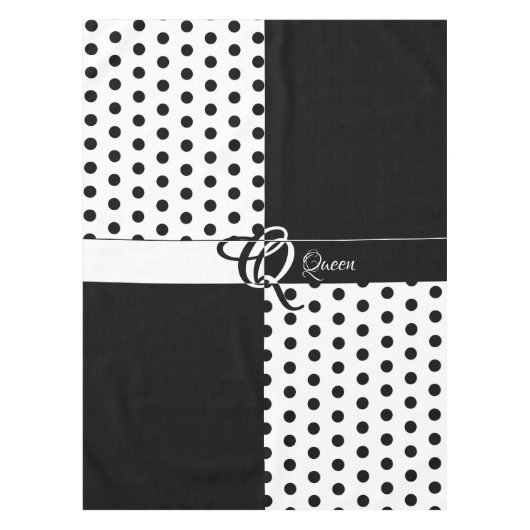 モノグラムQ テーブルクロス (正面)