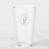 モノグラムQ -バイキングスタイル- Pint Glass タンブラーグラス (裏面)
