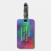 モノグラムRの荷物のラベル ラゲッジタグ (裏面縦)