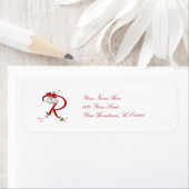 モノグラムRクリスマスベル ラベル (インサイチュ)