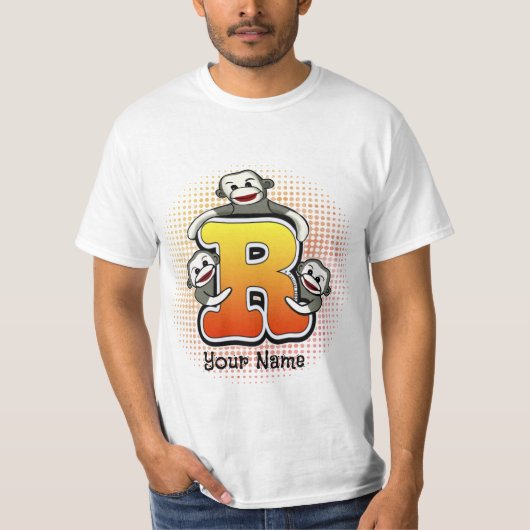 モノグラムRソックモンキーTシャツ Tシャツ (正面)