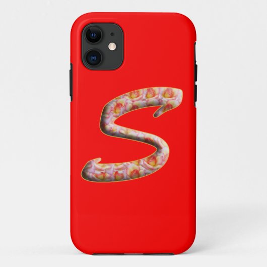 モノグラムSのバラパターンIphone 5ケース Case-Mate iPhoneケース (裏面)