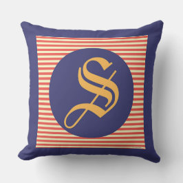 モノグラムS家紋 アウトドアクッション