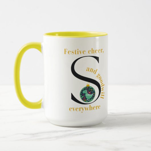 モノグラムS恐竜フェスティバル応援と親善 マグカップ (左)