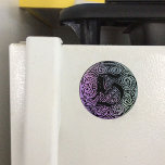 モノグラムS紫色の青の背景 マグネット<br><div class="desc">Monogram S紫ブルー背景マグネット。Monarchia "S"の画像と紫と緑がかった青の散漫な背景。お客様レビュー: ⭐⭐⭐⭐⭐お知らせファンシーレター「S」の商品の古いファッションフォントについて紫と緑がかった青の散在する背景。プリントについて良かった。色が明るいはっきりした。磁石素晴らしを見る。</div>