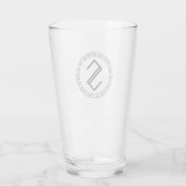 モノグラムS -バイキングスタイル- Pint Glass タンブラーグラス (裏面)