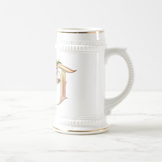 モノグラムTギフトマグ ビールジョッキ (右)