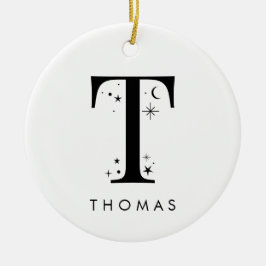 モノグラムT天の名前 セラミックオーナメント