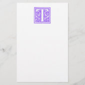 モノグラムT 便箋 (正面)