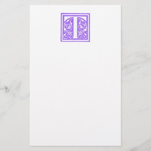 モノグラムT 便箋 (正面)