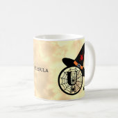 モノグラムUハロウィーンスカイウィッチスパイダーズ名 コーヒーマグカップ (正面右)