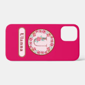 モノグラムUフローラカスタム Case-Mate iPhoneケース (裏面 (横))
